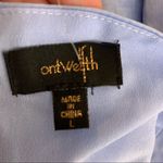 On twelfth‎ long sleeve off shoulder top zip back L Blue Size L Photo 3