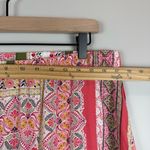 Roz & Ali Roz &‎ Ali Midi Skirt Women L Multicolor Abstract Paisley Pull-On Patchwork Boho Photo 5