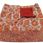 Michael Kors MICHAEL Paisley Mini Skirt Orange Size 6P Petite Photo 7