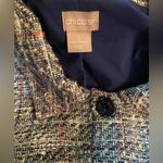 Chico's Chico Blue Orange White Yellow Multi Jacket Size 1 (8-10) Photo 3