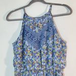 Francesca's Miami Blue Floral Mini Dress NWT Size Medium Wedding Guest Dress Photo 1