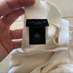 Ann Taylor  100% Cotton Ribbed Blouse Sz Medium Photo 2