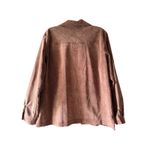 Bonworth Brown Corduroy Studded Western Jacket Zip Front Size Large Photo 4