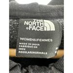 The North Face Women's Cropped Black Hoodie Sweatshirt 1/4 Zip Logo Pocket Medium Photo 2