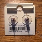 Yabao Asian Neon Fluorescent Yellow Stud Earrings NWT Photo 3