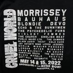 Morrissey Cruel World Festival Rock Tshirt size Medium Photo 3