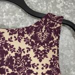 Charming Charlie  Burgundy Tapestry Fit & Flare Dress - Size Medium - Sleeveless Photo 1