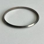 Women’s vintage silver tone triangular shaped bangle bracelet‎ one size Gray Photo 4
