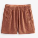 Athleta NWT  Echo Shorts Woman’s Size 8 Rust Burnt Orange Elastic Waist Pockets Photo 0