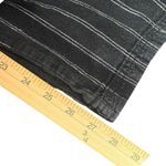 Sonoma  Womens Pinstripe Pull On Pants Size M‎ Black Tassel Coastal Linen BOHO Photo 8