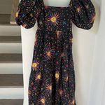 Farm Rio Rainbow Suns Maxi Dress with Pockets in Black Photo 2