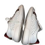 Johnston & Murphy  Women's White and Leopard Print Sneakers Size 7 M Photo 1