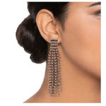 Vera Wang 🆕 Simply  Water Drama Linear Drop Earrings Photo 1