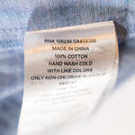 Joie  Ecidra Cotton Chambray Tie Waist Tiered Pocket Pullover Mini Dress Blue S Photo 2