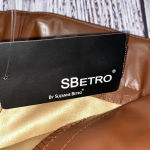 Suzanne Betro  trendy faux leather pants size medium new with tags Photo 8