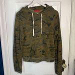 Philanthropy Gamble Sweatshirt Olive Camo Distressed Hoodie W Photo 3