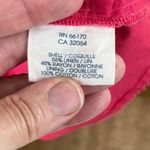 Anthropologie Edme & Esyllte Bright Pink Linen Blend Mini Dress Size 6 Photo 6