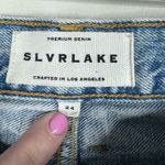 REVOLVE SLVRLAKE Straight Jeans
NWOT Size 24 Blue Distressed Lonely
Heart Wash Photo 7