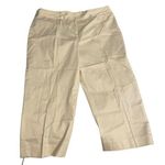 Nine West NWT Cream Whiteish  Cropped Pants Stretch - Size 10 Photo 0