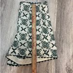 ZARA  Embroidered Shorts Womens Size M Green Geometric Pattern High Waisted Photo 6