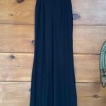 Lulus  Epitome of Allure Black Mesh Strapless Ruched Maxi Dress Bridesmaid Sz M Photo 3