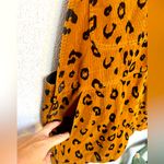 Obey EUC  Overall Dress Corduroy Animal Print Womens Size small cheetah Photo 3