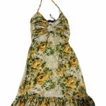 Pretty Little Thing Floral Halter Dress with Ruffle Hem Photo 0