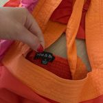 Triple Threads Boutique Ruffled Colorblock Top Red Photo 1