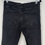 Free People  Womens Black Shark Bite Raw Hem Distressed Stretch Skinny Jeans 31 Photo 7