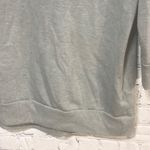 Velvet trim long comfy hoodie gray size Large Photo 6