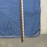 Everlane ‎ Denim Dress Tunic Mini Short Sleeve Pockets Casual Blue Size 2 Photo 7