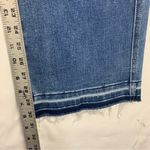 Judy Blue  size 13 31 slim boot denim Jeans Blue regular wash raw hem Photo 7