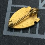 Gold Shield Red Cross Enamel 14/" Lapel Pin‎ Badge Religious Christian Symbol Photo 1