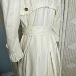 Laundry by Design Ivory Trench Coat | | Belted Double Breasted Jacket L Photo 11