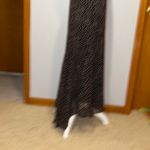 CAbi  Sinatra Skirt Polka Dot Midi High Low Hem‎ Flowy Black White Size 8 Photo 2