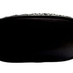 90s Saddle River Black Purse Silver Gold Copper Weave Goldtone Black Twist Strap Photo 4