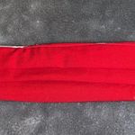 Handmade Fabric Face Mask gray White Leaf Floral Print Red Reversible Photo 2