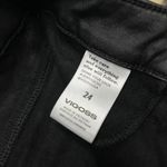 Vigoss Marley Coated Black Leather Look Mid Rise Skinny Jean Pants 24 NWT Photo 7