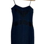 La Perla  Navy Silk Blend Blue Lace Sleeveless Shift Slip Mini Dress 42/Medium Photo 0