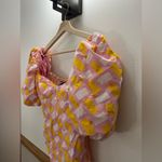 ZARA EUC  **Bloggers Fav** Printed Poplin Puff Sleeve Bodysuit Size Medium Photo 6