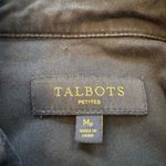 Talbots Blue Stenciled Jean Jacket Photo 7