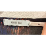 Urban Outfitters KIMCHI BLUE Black Multicolor 3/4 Sleeve Sheer Blouse Photo 1