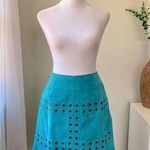 Bagatelle NWT Vintage ‘90s  Blue Leather Skirt Photo 0