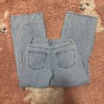 Edikted Y2K Jeans Womens XS Flare Wide Leg Bootcut Mid Rise Light Denim Wash Photo 1