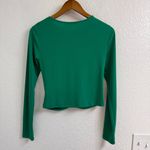 NA-KD  Keyhole detail green long sleeve size medium Photo 1