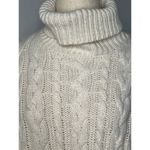 &merci &merci Sleeveless Cable Knit Sweater Turtleneck Large Photo 7