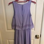 Decree Womens  Layered Dress in Lavender Size S Photo 2