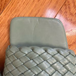 Soda  Green Summer Flat woven Sandals Mules slides trendy faux leather Sz 7.5 Photo 4