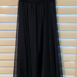 Monique Lhuillier Elegant Navy Blue Bridesmaid Dress Photo 0