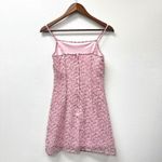 Vintage Y2K Byer Too! Floral Chiffon Slip Dress Pink Size‎ 3 Size 2 Photo 4